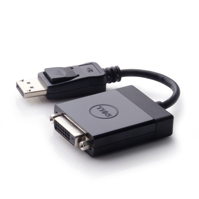 DELL 470-ABEO câble vidéo et adaptateur DisplayPort DVI Noir