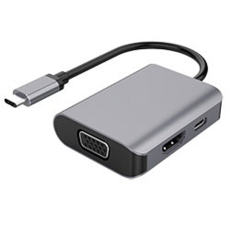 USB-C TO HDMI/VGA 60HZ 1080P CHARGE USB-C ADAP HDMI 4K