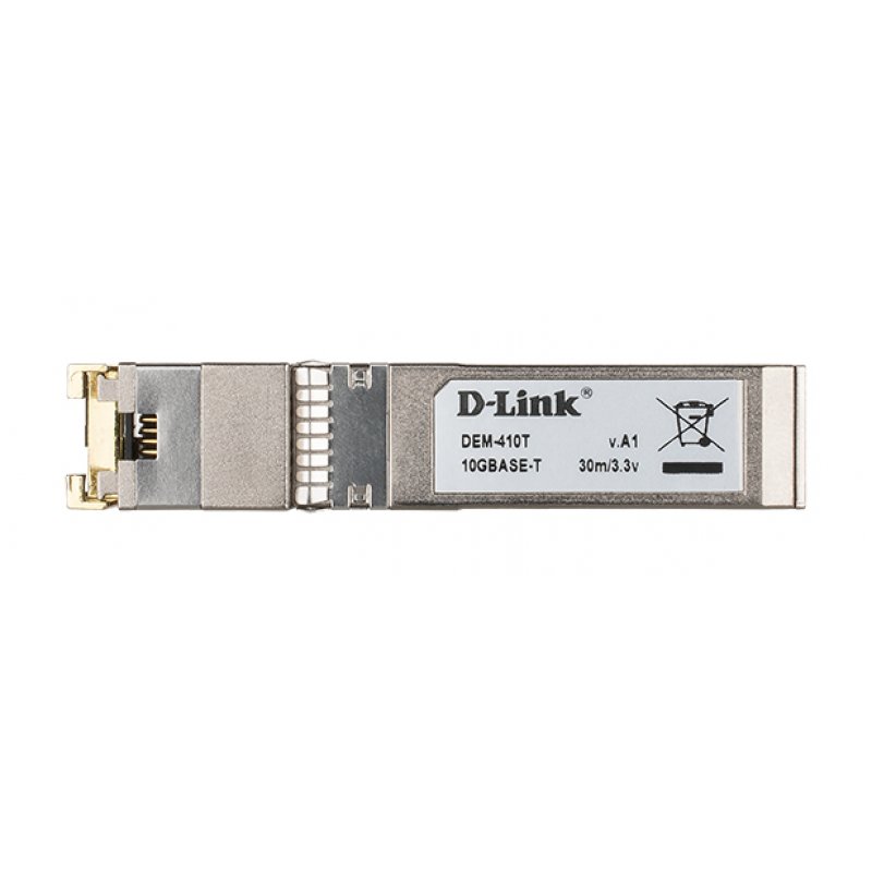 D-Link DEM-410T module émetteur-récepteur de réseau Cuivre 10000 Mbit/s SFP+