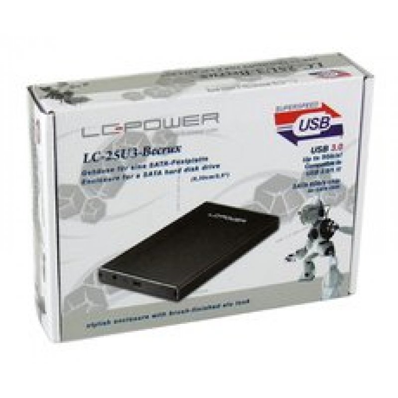 LC-Power LC-25U3-Becrux Black 2.5"