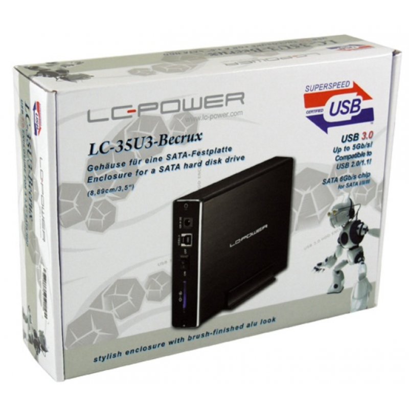 LC-Power LC-35U3-Becrux Noir 3.5"