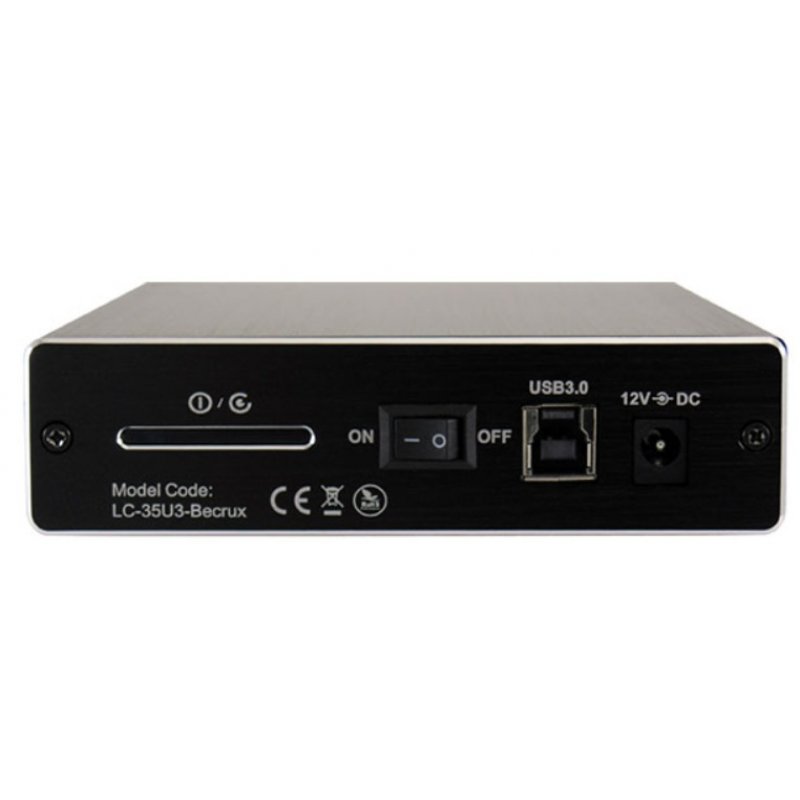 LC Power compatible LC-35U3-Becrux - Speichergehäuse - SATA 6Gb/s - USB 3.0