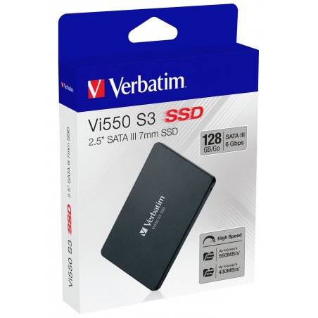 Disque Dur SSD Verbatim compatible Vi500 S3 128Go S-ATA