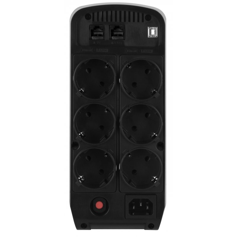 CyberPower CP550EPFCLCD uninterruptible power supply (UPS) Line-Interactive 0.55 kVA 330 W 6 AC outlet(s)