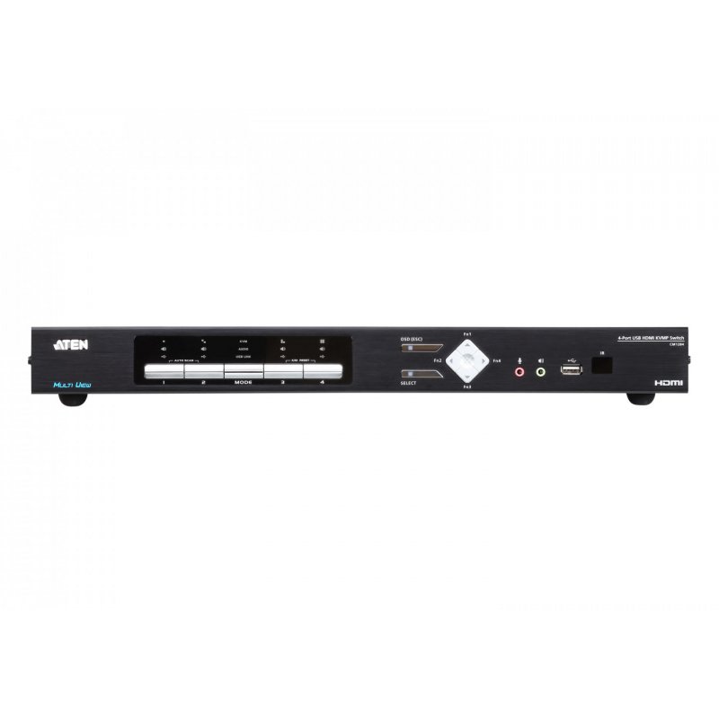 ATEN Multi-View KVMP CM1284 - KVM-/Audio-/USB-Switch - 4 Anschlüsse
