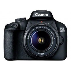 Canon EOS 4000D + EF-S 18-55mm III Kit d'appareil-photo SLR 18 MP 5184 x 3456 pixels Noir