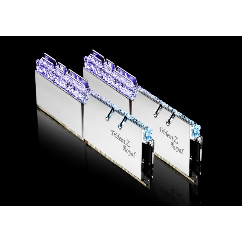 Trident Z Royal 32 Go (2x 16 Go) DDR4 3200 MHz CL16 - Argent
