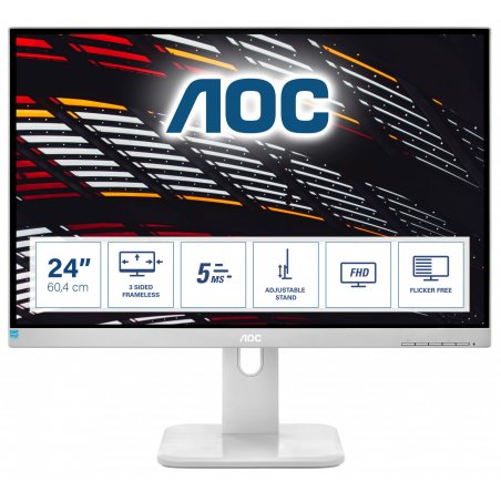AOC compatible 24P1/GR - LED-Monitor - Full HD (1080p) - 60.5 cm (23.8")