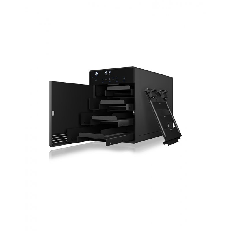 ICY BOX IB-3740-C31 HDD/SSD enclosure Black 2.5/3.5"