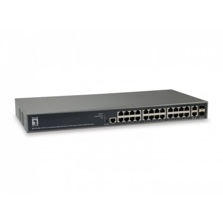 LevelOne GEP-2682 commutateur réseau Géré L3 Gigabit Ethernet (10/100/1000) Connexion Ethernet, supportant l'alimenta