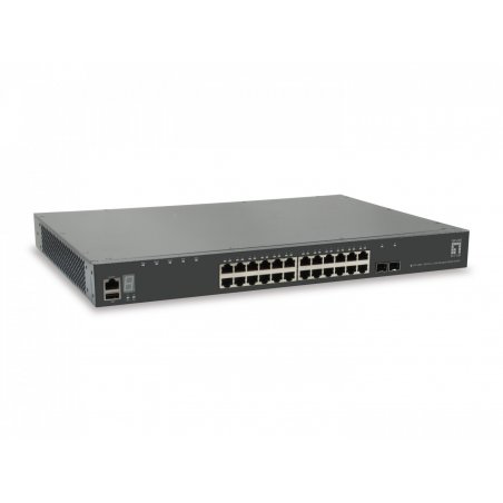 LevelOne compatible Switch GTL-2881 - 24 x 10/100/1000 2 x SFP+