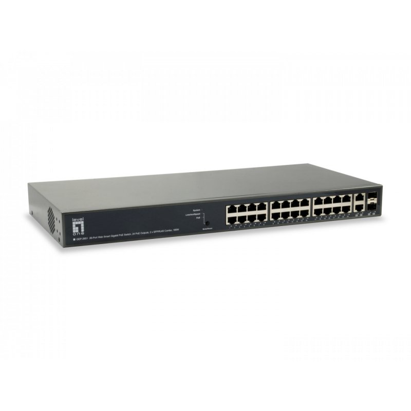 LevelOne compatible GEP-2651 - Switch - 26 Anschlüsse - Smart - an Rack montierbar