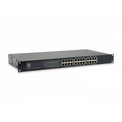 LevelOne 24-Port Gigabit PoE Switch, 802.3at/af PoE, 500W
