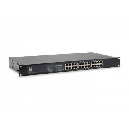 LevelOne GEP-2421W500 commutateur réseau Non-géré Gigabit Ethernet (10/100/1000) Connexion Ethernet, supportant l'ali