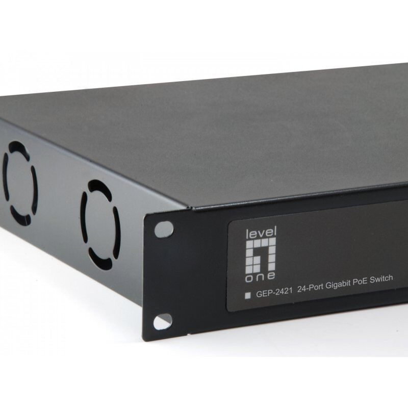 LevelOne GEP-2421W500 commutateur réseau Non-géré Gigabit Ethernet (10/100/1000) Connexion Ethernet, supportant l'ali
