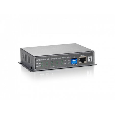 LevelOne FSW-0513 commutateur réseau Fast Ethernet (10/100) Connexion Ethernet, supportant l'alimentation via ce port (