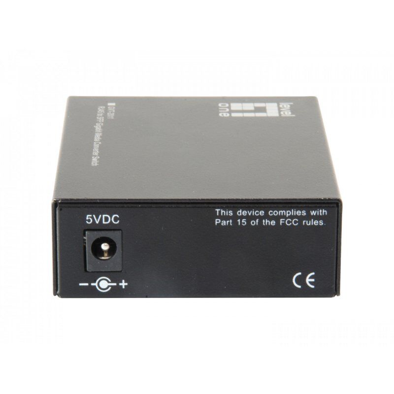 LevelOne GVT-2011 convertisseur de support réseau 1000 Mbit/s Gris