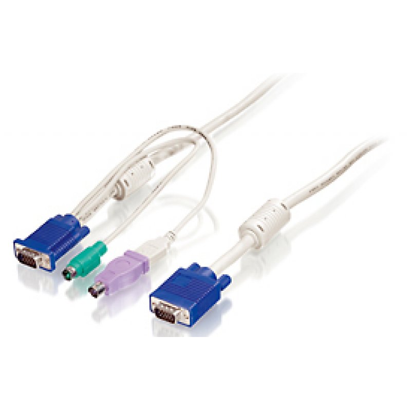 LevelOne 5m KVM Cable, VGA, PS/2, USB