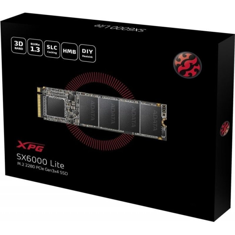 XPG SX6000 Lite M.2 512 Go PCI Express 3.0 3D TLC NVMe