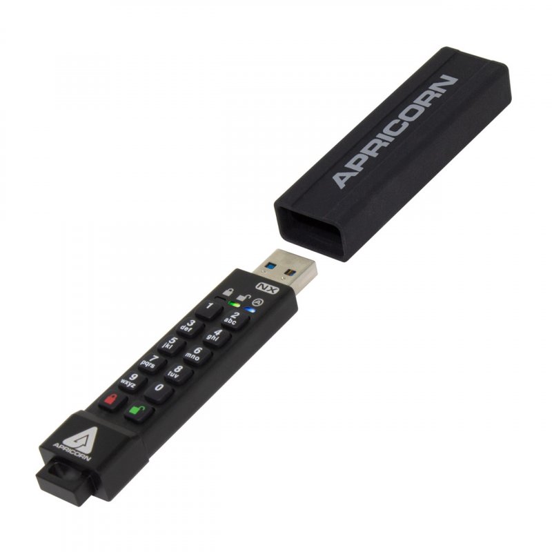 Apricorn compatible Aegis Secure Key 3NX - USB-Flash-Laufwerk - 4 GB