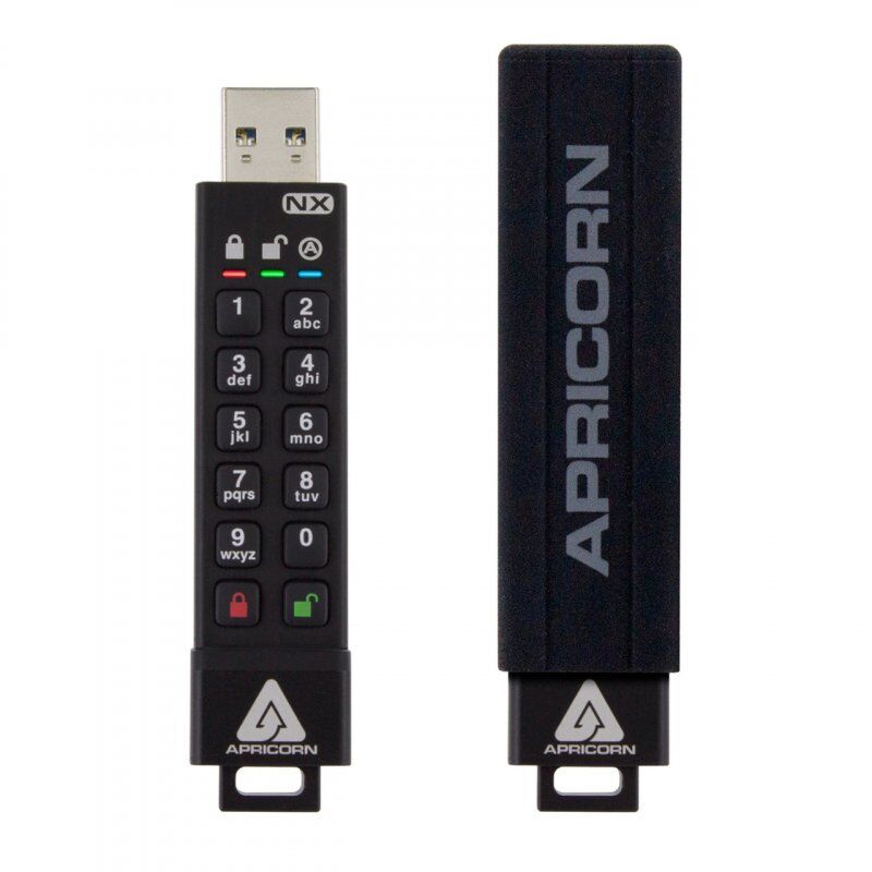 Apricorn Aegis Secure Key 3NX USB flash drive 4 GB USB Type-A 3.2 Gen 1 (3.1 Gen 1) Black