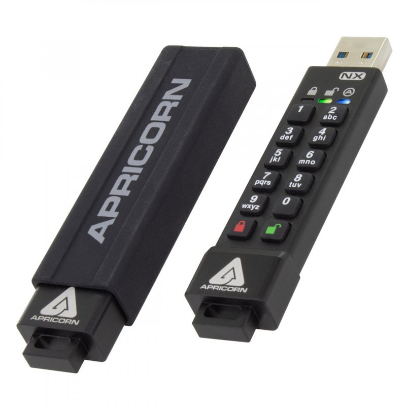 Apricorn Aegis Secure Key 3NX USB flash drive 16 GB USB Type-A 3.2 Gen 1 (3.1 Gen 1) Black