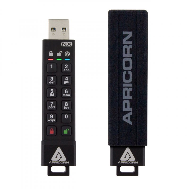 Apricorn Aegis Secure Key 3NX USB flash drive 16 GB USB Type-A 3.2 Gen 1 (3.1 Gen 1) Black