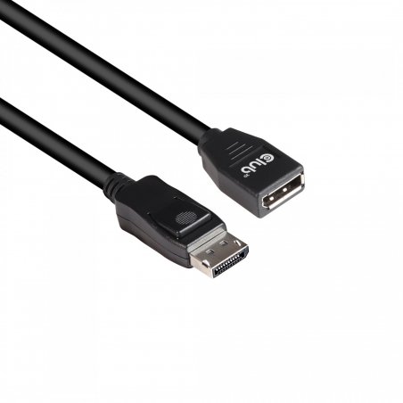 Club 3D compatible DisplayPort 1.4 HBR3 8K60Hz Verlängerungskabel Stecker/Buchse - 2m