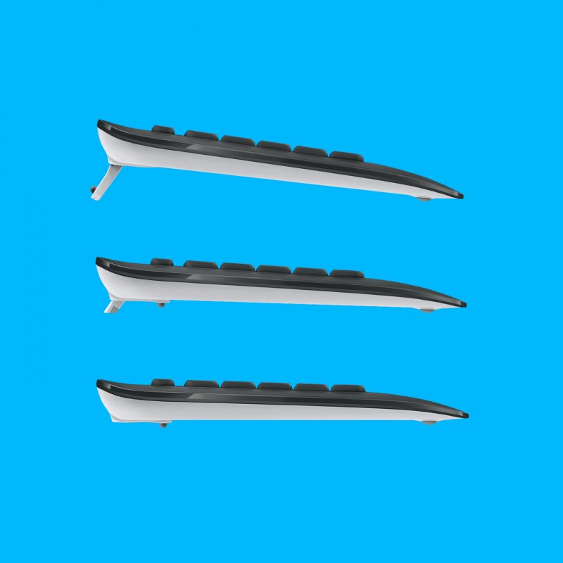 Logitech Advanced MK540 clavier Souris incluse USB QWERTY Néerlandais Noir, Blanc