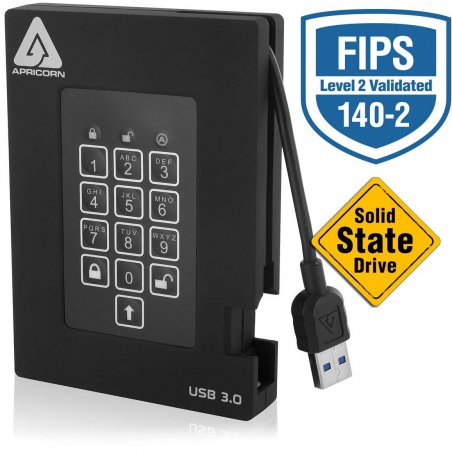 Apricorn Aegis Padlock Fortress 1 TB Black