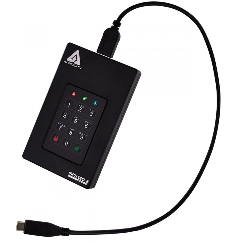 Apricorn AFL3-5TB external hard drive Black