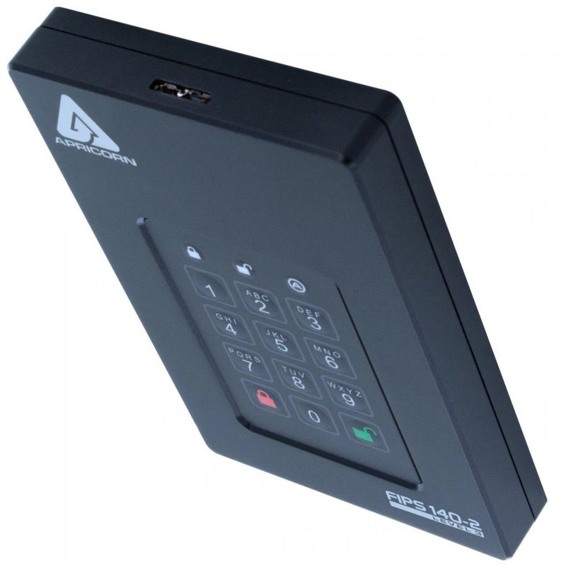 Apricorn compatible Aegis Fortress L3 - Festplatte - 5 TB - USB 3.1