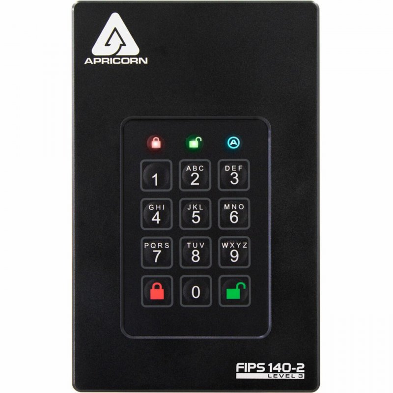 Apricorn AFL3-5TB external hard drive Black