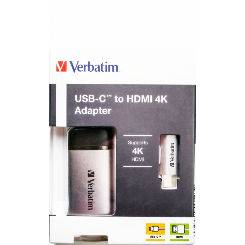 Verbatim compatible USB-C TO HDMI 4K ADAPTER - USB