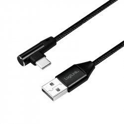 LogiLink CU0137 USB cable 0.3 m USB 2.0 USB A USB C Black