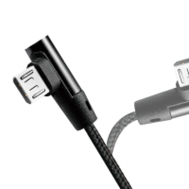 LogiLink CU0141 câble USB 0,3 m USB 2.0 USB A Micro-USB B Noir