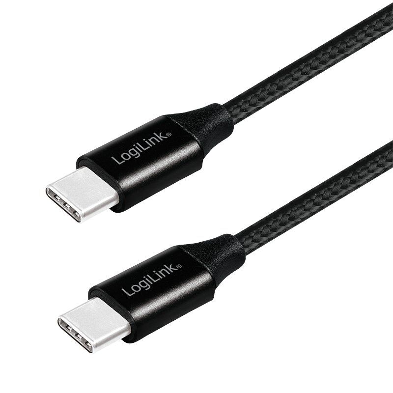 LogiLink CU0153 USB cable 0.3 m USB 2.0 USB C Black