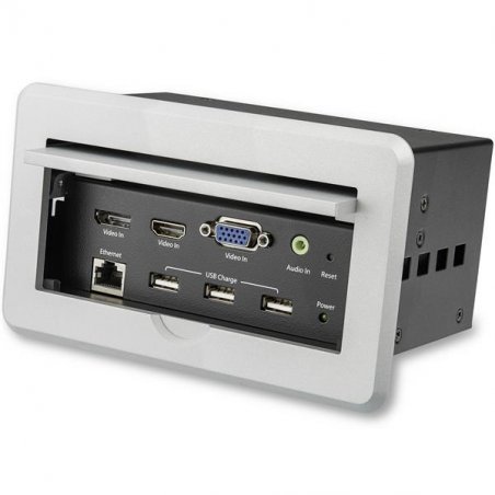 CONFERENCE TABLE BOX - A/V CONNECTIVITY - LAN-USB CHARGING