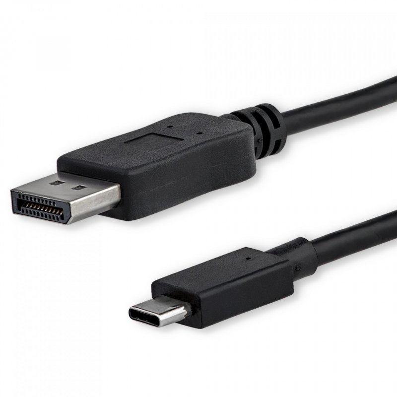 StarTech.com 3ft/1m USB C to DisplayPort 1.2 Cable 4K 60Hz - USB-C to DisplayPort Adapter Cable - HBR2 - USB Type-C DP A