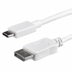 1M USB-C TO DISPLAYPORT CABLE USB C TO DP ADAPTER - WHITE