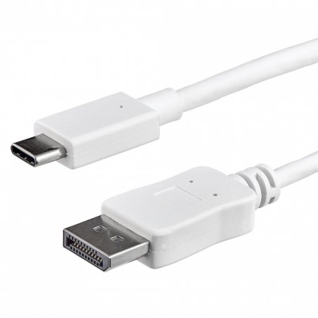 1M USB-C TO DISPLAYPORT CABLE USB C TO DP ADAPTER - WHITE