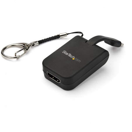 PORTABLE USB C TO HDMI ADAPTER QUICK-CONNECT KEYCHAIN 4K 30HZ