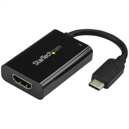 StarTech.com USB-C auf HDMI Adapter mit USB Stromversorgung - USB Typ C zu HDMI Konverter für Computer mit USB C - 4K 6