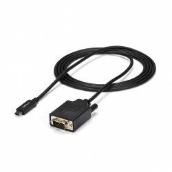 StarTech.com USB-C auf VGA Adapterkabel - 2m - 1920x1200 - Schwarz - externer Videoadapter - Schwarz