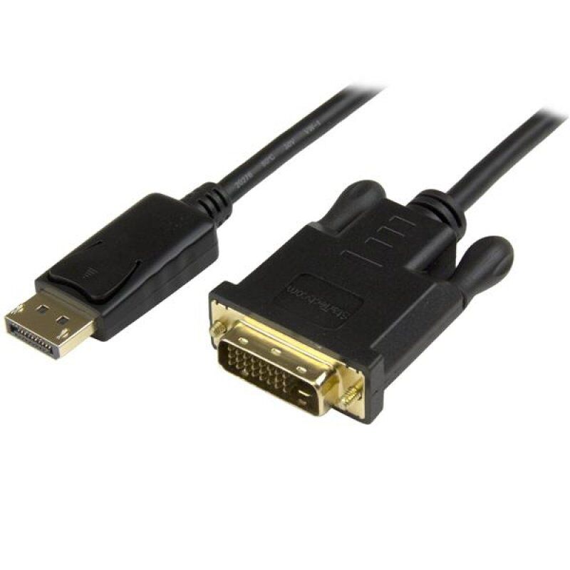 StarTech.com 91 cm DisplayPort auf DVI Kabel - Stecker/Stecker - DP zu DVI Adapter/ Koverter - 1920x1200 / 1080p - Schw