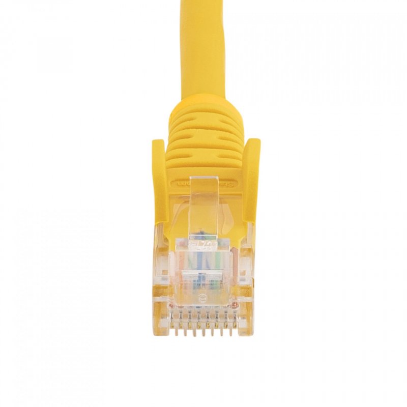 CABLE RESEAU CAT5E UTP SANS CROCHET DE 1 M - M/M - JAUNE
