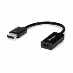 StarTech.com DisplayPort to HDMI Adapter - 4K 30Hz Active DisplayPort to HDMI Video Converter - DP to HDMI Monitor/TV/Di