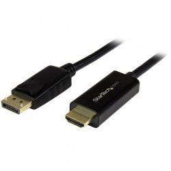 StarTech.com 6ft (2m) DisplayPort to HDMI Cable - 4K 30Hz - DisplayPort to HDMI Adapter Cable - DP 1.2 to HDMI Monitor C