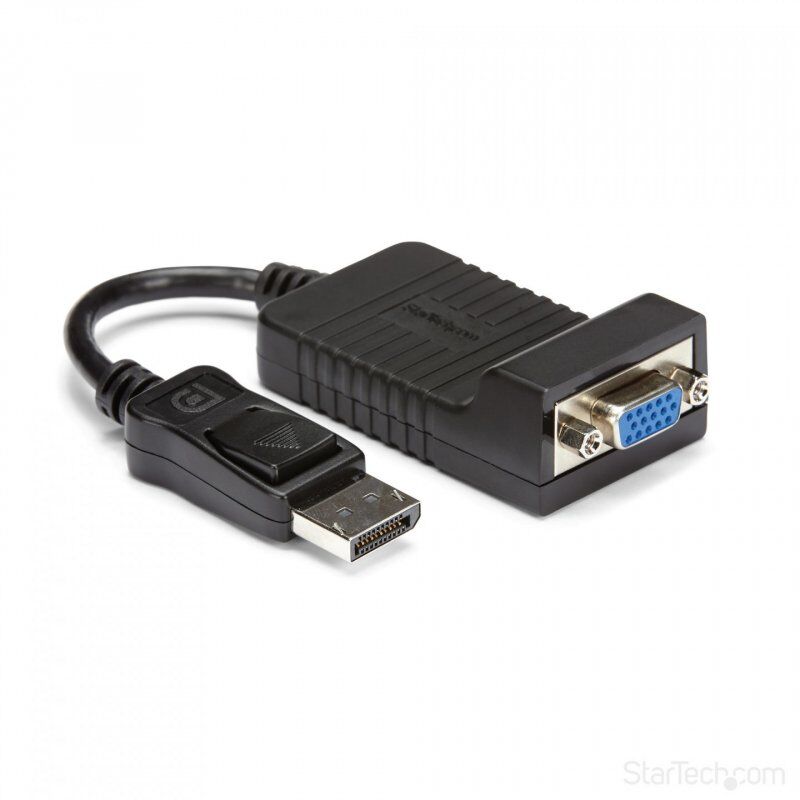 StarTech.com DisplayPort to VGA Adapter - Active DP to VGA Converter - 1080p Video - Durable - DP/DP++ Source to VGA Mon