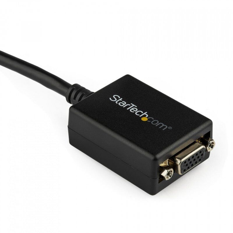 StarTech.com DisplayPort to VGA Adapter - Active DP to VGA Converter - 1080p Video - DisplayPort Certified - DP/DP++ Sou